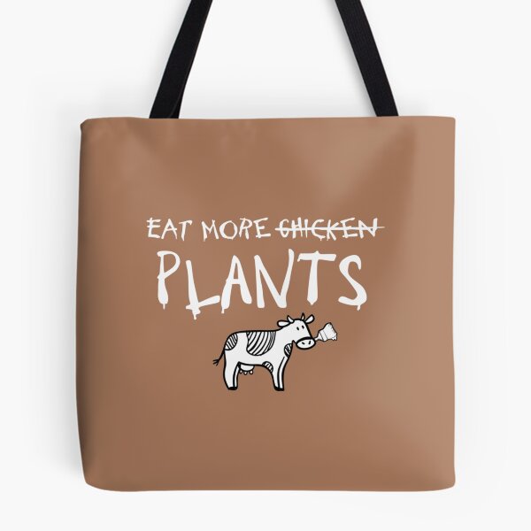 Item preview, Eat More Plants (chicken) Vegan Anti- Chick-Fil-A, with Big Cow   designed and sold by KalerutGenyza.
