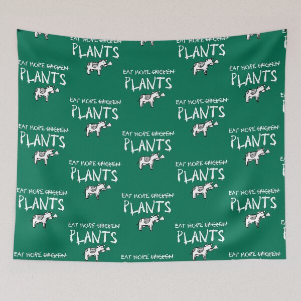 Item preview, Eat More Plants (chicken) Vegan Anti- Chick-Fil-A, with Big Cow   designed and sold by KalerutGenyza.