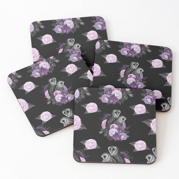 Aperçu de l'œuvre Hiboux et roses gothiques créée et vendue par CelestialRaven.
