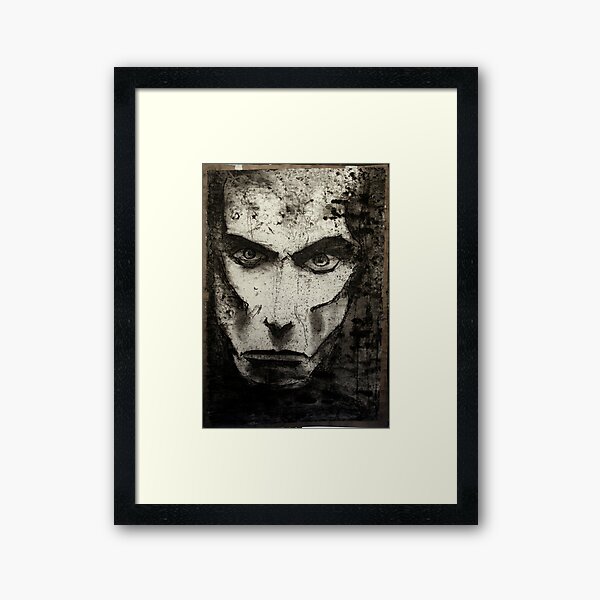 portrait of j osterburg Framed Art Print