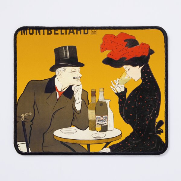 Item preview, Leonetto Cappiello Man and Woman at Cafe - Vintage art (1900) designed and sold by TangoCharlieNZ.