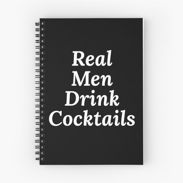 Item preview, Real Men Drink Cocktails designed and sold by jaffeworld.