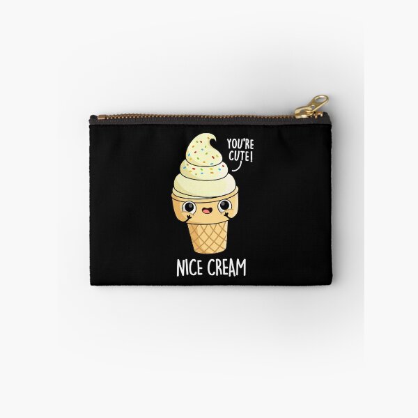 Item preview, Nice Cream Funny Ice Cream Puns (Dark BG) designed and sold by punnybone.
