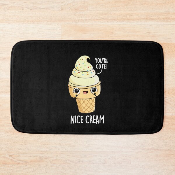 Item preview, Nice Cream Funny Ice Cream Puns (Dark BG) designed and sold by punnybone.