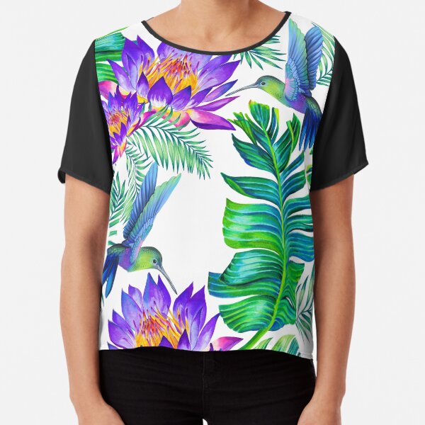Humming birds Chiffon Top