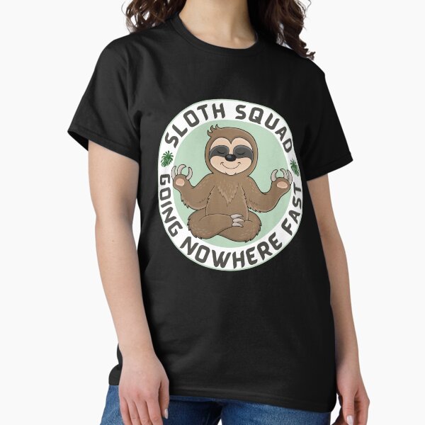 Item preview, Sloth squad - going nowhere fast designed and sold by EvergreenWhimsy.