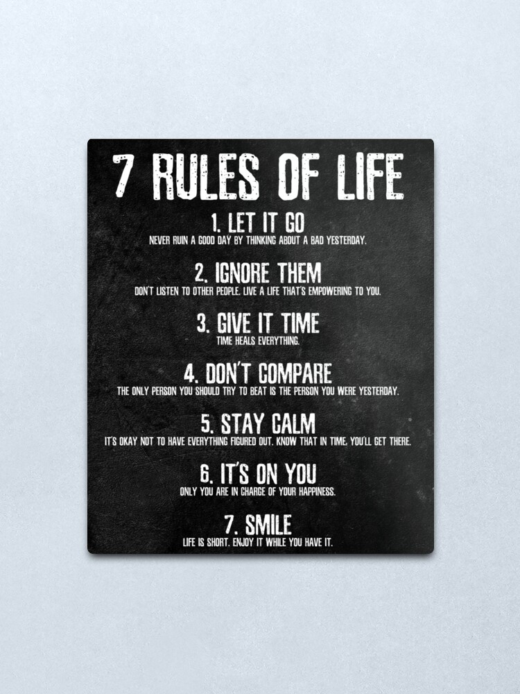 7 rules of design 