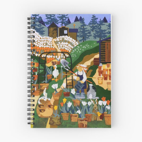 Item preview, Tulip Farmer designed and sold by Naive Art by Dawn Peterson.