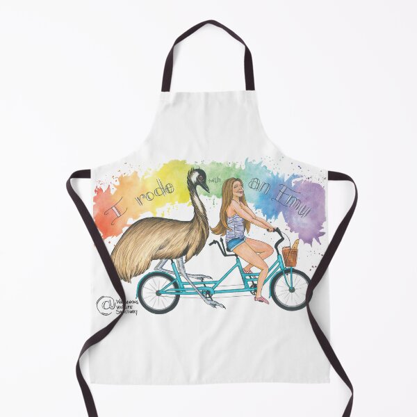 Item preview, I Rode With an Emu designed and sold by wonkiekneeart.