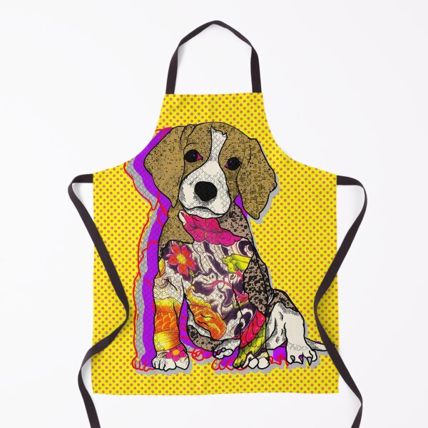 Item preview, tattoo cute dog in pop look designed and sold by Brotherconk.
