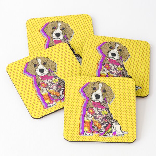 Item preview, tattoo cute dog in pop look  designed and sold by Brotherconk.