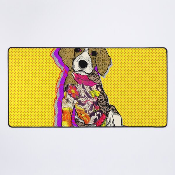 Item preview, tattoo cute dog in pop look  designed and sold by Brotherconk.