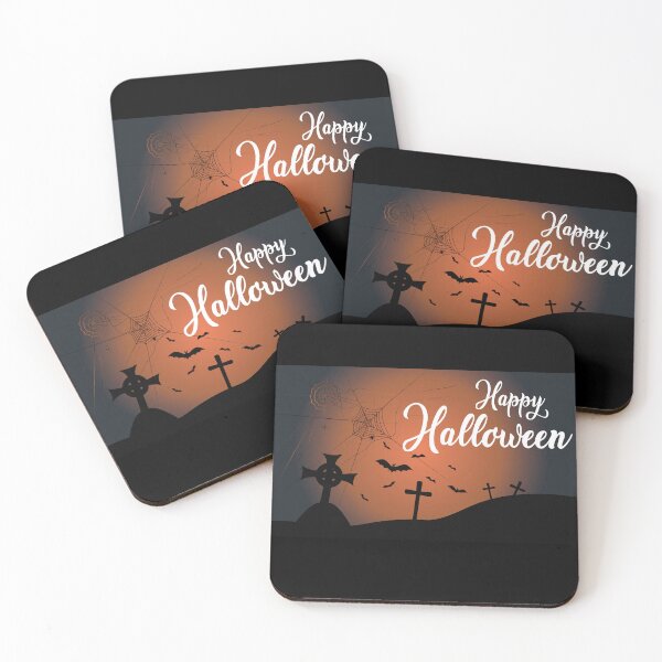 Item preview, White Halloween banner with spiderweb and spiders. designed and sold by paolboa.