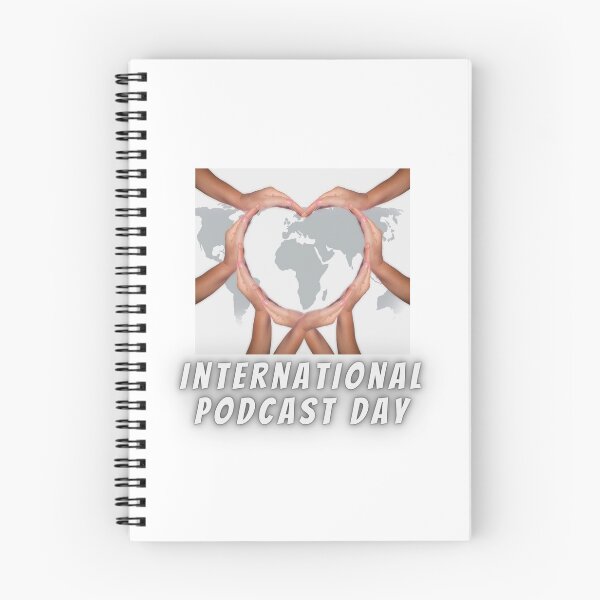 Aperçu de l'œuvre Journée internationale des podcasts créée et vendue par superbtshirts.