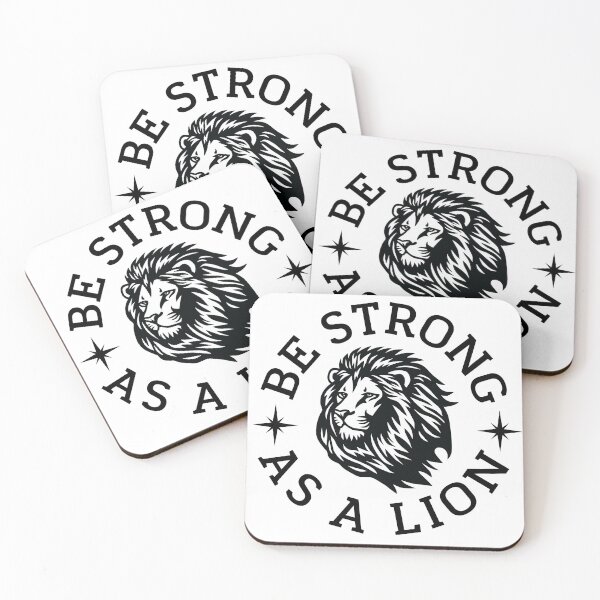Item preview, Be Strong As A Lion - Positive Motivational Inspirational Saying designed and sold by LoveSeasonz.