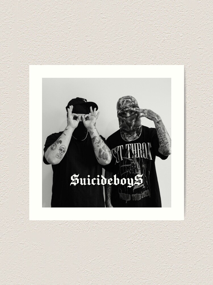 "SBOYS4 $UICIDEBOY$ UICIDEBOY$ SUICIDEBOYS SUICIDE BOYS DUO" Art Print ...