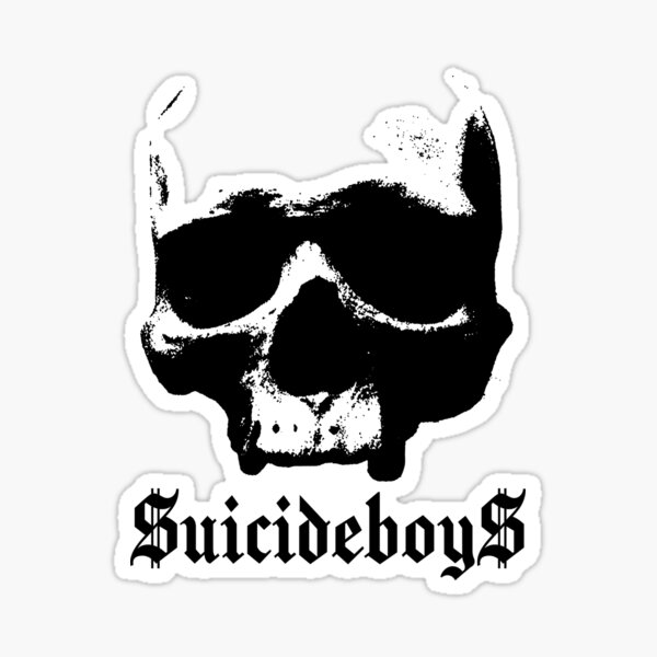 "SBOYS7 $UICIDEBOY$ UICIDEBOY$ SUICIDEBOYS SUICIDE BOYS DUO" Sticker ...