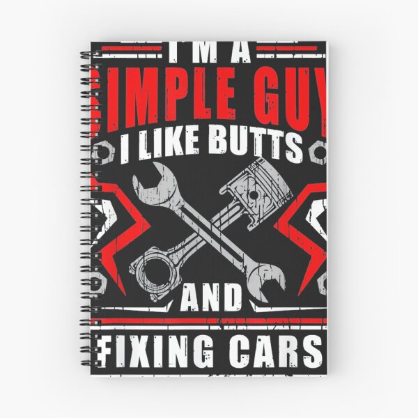 Item preview, Simple Guy Like Butts And Fixing Cars designed and sold by rosamaria2020.