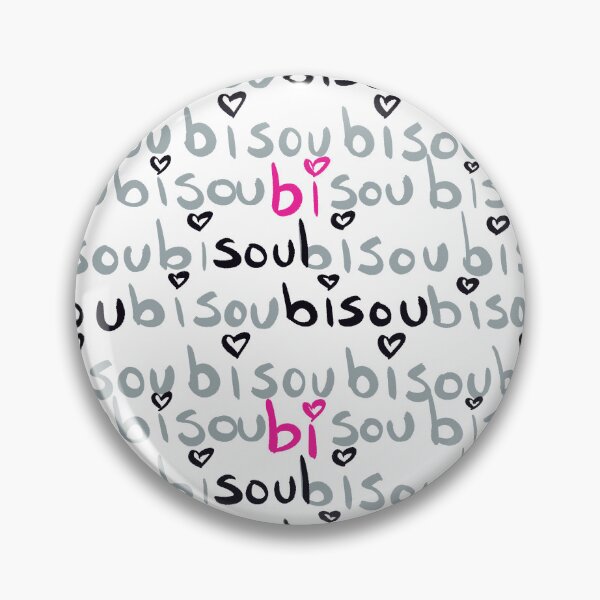 Item preview, Large Grid Pink Bi Soul Bisou  designed and sold by Rivermuddess.