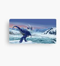 Shiny Tyrantrum Poke paleoart Canvas Print