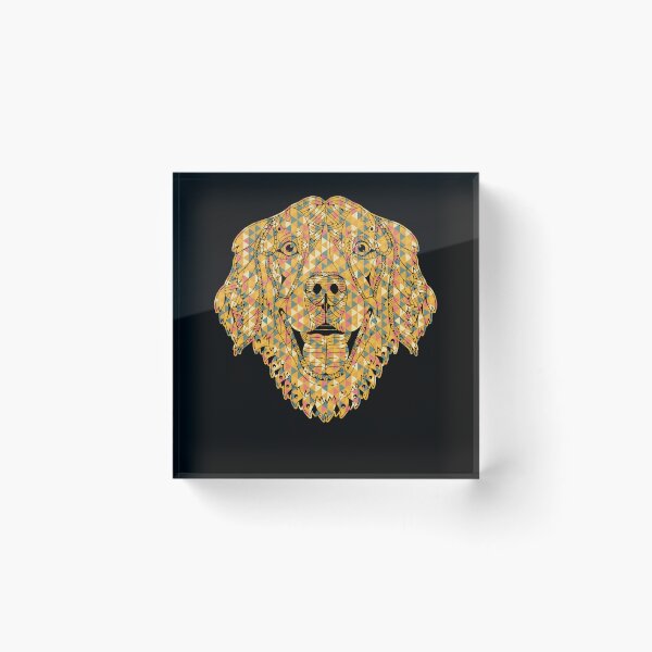 Artikelvorschau, Golden Retriever - Golden Retriever geometrisch entworfen und verkauft von UnknownArtistt.