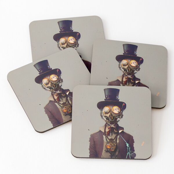 Item preview, Steampunk Man Art Print designed and sold by nuel-art.