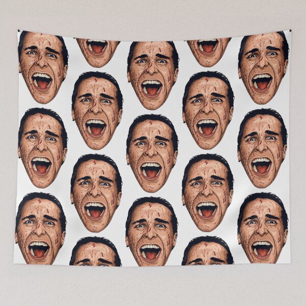 Item preview, Christian Bale - Patrick Bateman designed and sold by synthwaveai.