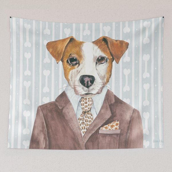Item preview, Jack Russell Dressed for Dinner designed and sold by Helen Ashley.
