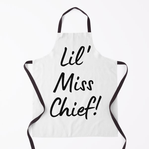 Artikelvorschau, Lil Miss Chief. Kleine Miss Chief. Kleiner Unfug! Typografie. Schwarzer Text. Skript. entworfen und verkauft von JellyBeenzz.