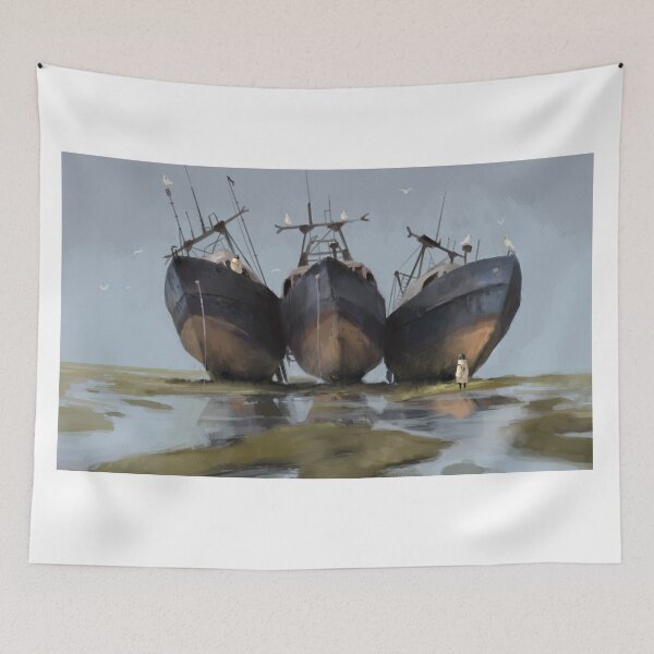 Item preview, Fishing Boats designed and sold by Lewis Henderson.