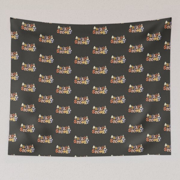 Item preview, Retro Stay Spooky Pals Dogs Ghost Trick or Treat Cute Spooky Season Halloween Vintage Funny designed and sold by JooArtPrints  ★★★★★.