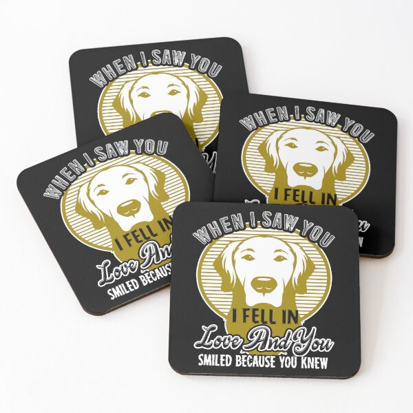 Item preview, Golden Retriever When I Saw You I Fell In Love designed and sold by UnknownArtistt.
