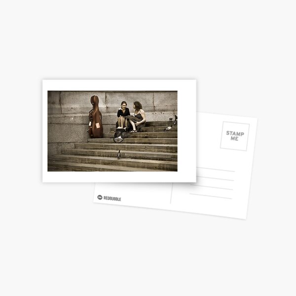 Young musician Postcard