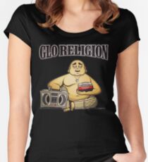 GLO religion glogangworldwide Women's Fitted Scoop T-Shirt