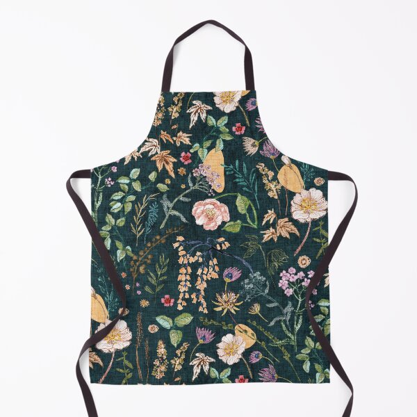 Item preview, Hana Floral (teal)  designed and sold by Esther  Fallon Lau.