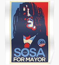 Sosa für Präsident glogangworldwide Poster