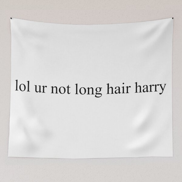 Item preview, lol ur not long hair harry designed and sold by simplylillie.