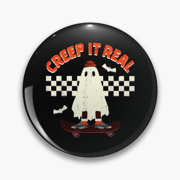 Item preview, Creep It Real Vintage Retro Halloween Ghost Boy Fall Season designed and sold by Casenriddle.