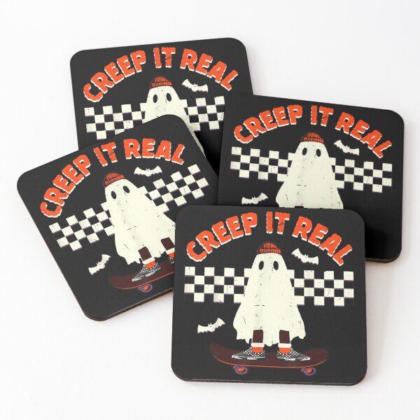 Item preview, Creep It Real Vintage Retro Halloween Ghost Boy Fall Season designed and sold by Casenriddle.
