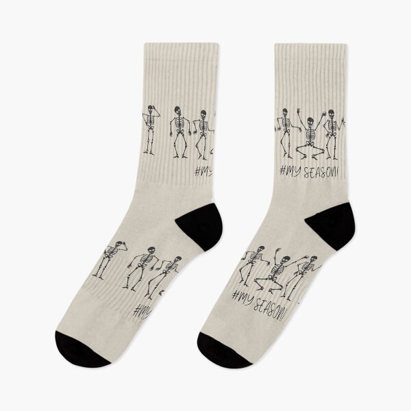 Item preview, Black and White Skeletons Spooky Season Halloween Vintage Funny designed and sold by JooArtPrints  ★★★★★.