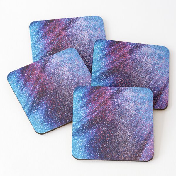 Item preview, Abstract Neon Galaxies Stars Space Art  designed and sold by StudioAkubi.