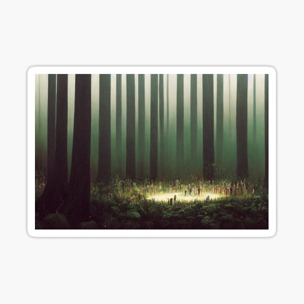 Forest Gathering Sticker