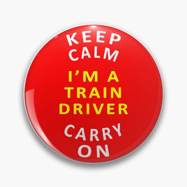 Item preview, Keep Calm - Carry On - Train Driver designed and sold by Ars-flos-est.