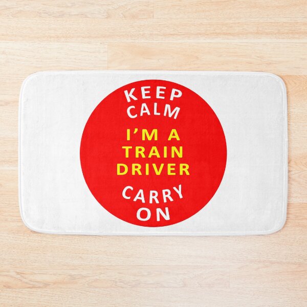 Item preview, Keep Calm - Carry On - Train Driver designed and sold by Ars-flos-est.