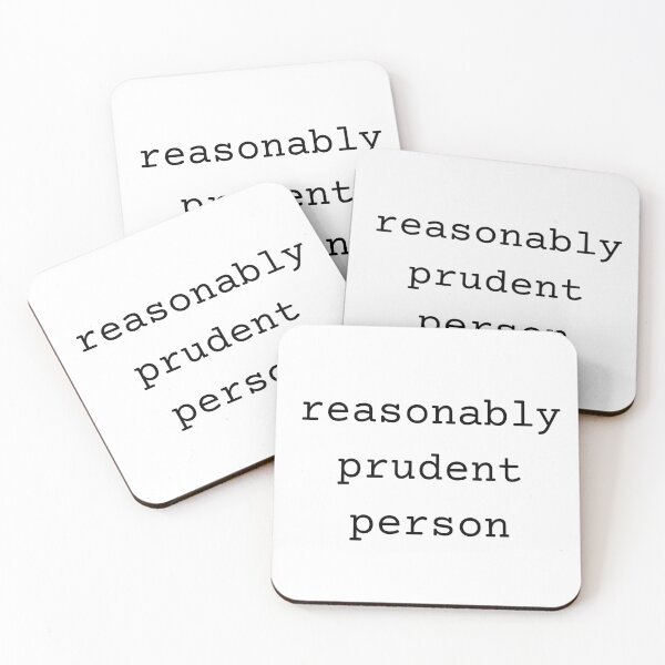 Item preview, reasonably prudent person designed and sold by patentsAurUs.