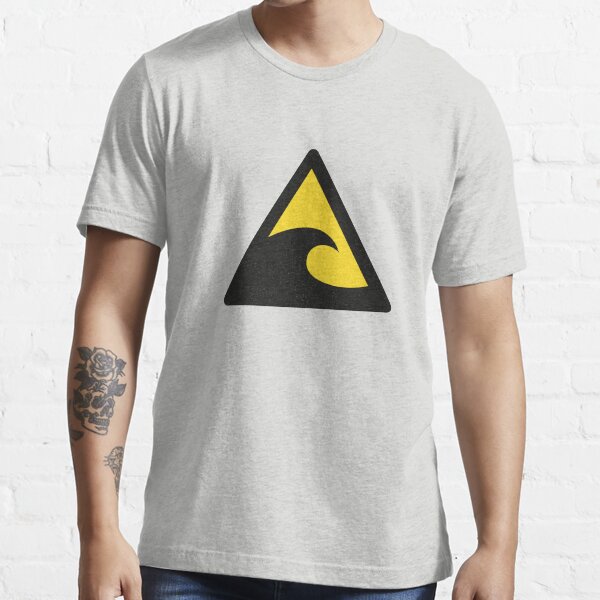 Tsunami Warning Sign Essential T-Shirt