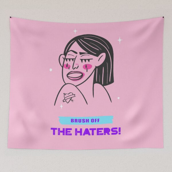 Item preview, Makeup Memes: Brush Off THE HATERS! designed and sold by Rodayna Elnaggar.