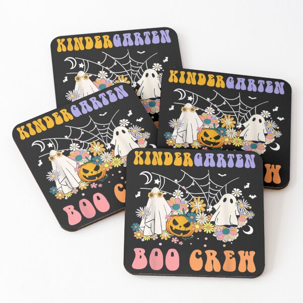 Item preview, Kindergarten Boo Crew Teacher Floral Ghost Hippie Halloween designed and sold by Casenriddle.