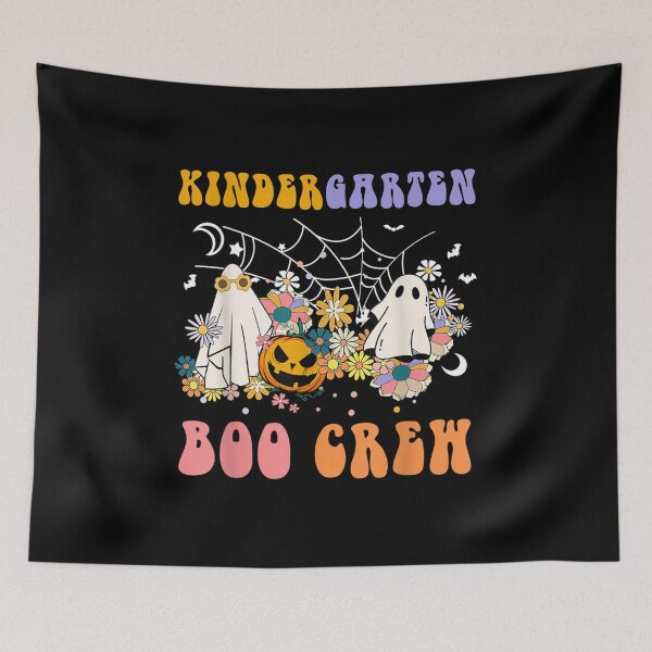 Item preview, Kindergarten Boo Crew Teacher Floral Ghost Hippie Halloween designed and sold by Casenriddle.