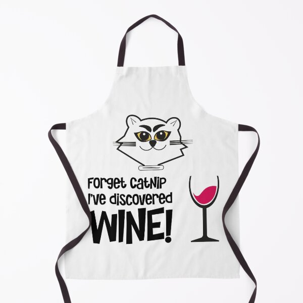 Item preview, "Forget Catnip I've discovered Wine" designed and sold by urbanbuzzz.